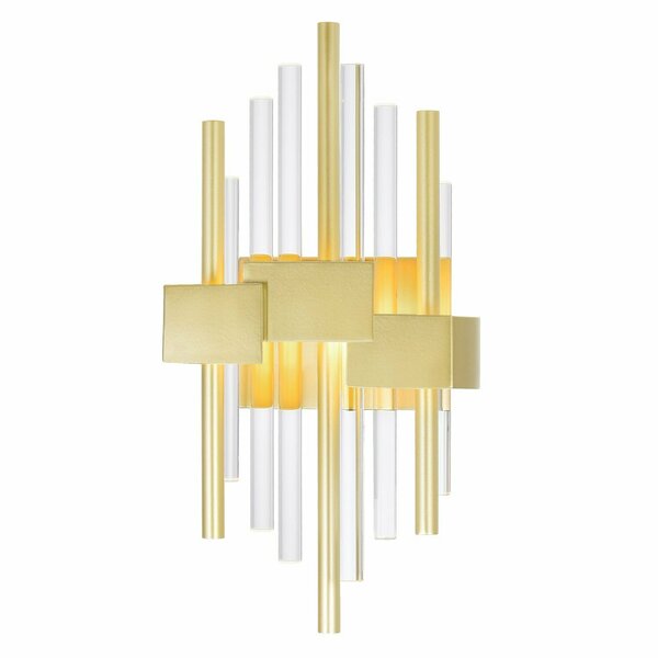 Cwi Lighting 7 In Led Satin Gold Wall Sconce 1245W7-1-602